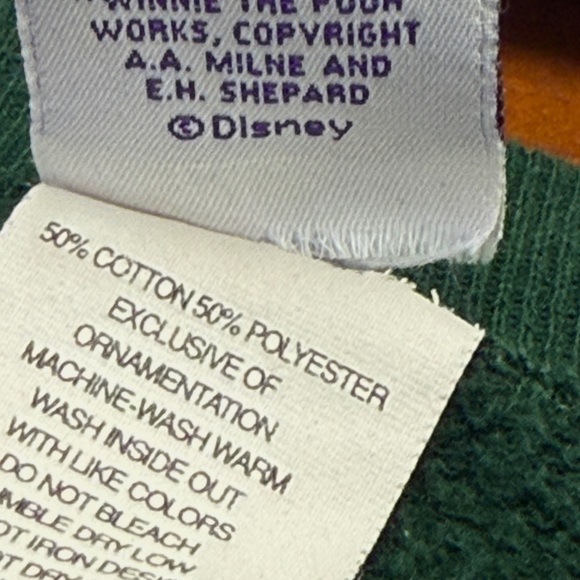 Vintage Disney Green Tigger Graphic Sweatshirt Xl - Picture 3 of 12
